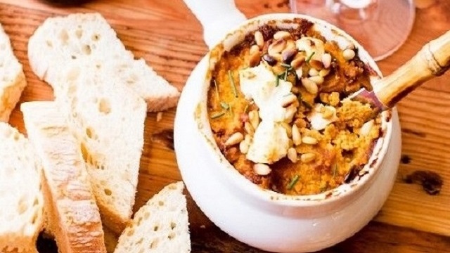 Roasted Butternut Squash & Goat Cheese Dip